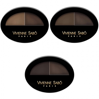 Тени для бровей двойные Vivienne Sabo Poudre Pour Les Sourcils Duo