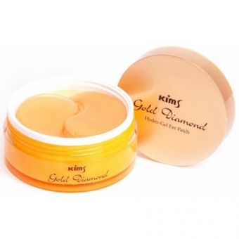 Гидрогелевые золотые патчи Kims Gold Diamond Hydro-Gel Eye Patch