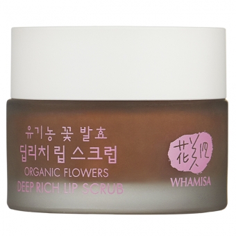 Скраб для губ Whamisa Organic Flowers Deep Rich Lip Scrub 