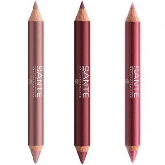 Контурный карандаш-помада 2 в 1 Sante Lip Duo Contour And Gloss