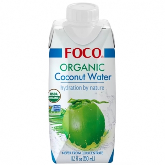 Кокосовая вода натуральная органическая Foco Organic Coconut Water