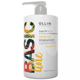 Кондиционер Ollin Professional Basic Line Argan Oil Shine And Brilliance Conditioner