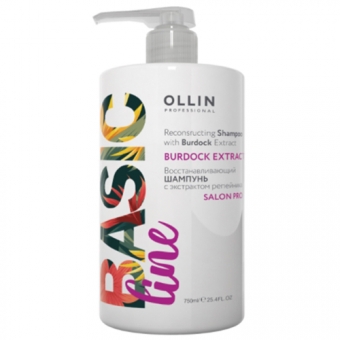 Шампунь восстанавливающий Ollin Professional Basic Line Reconstructing Shampoo