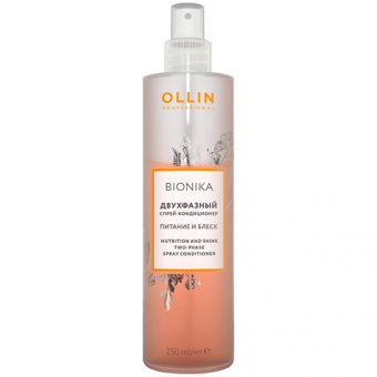 Спрей-кондиционер двухфазный Ollin Professional BioNika Nutrition And Shine Two-Phase Spray Conditioner 