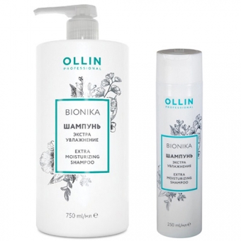 Шампунь Экстра увлажнение Ollin Professional BioNika Extra Moisturizing Shampoo