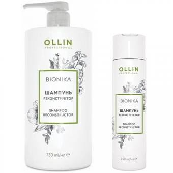 Шампунь реконструктор Ollin Professional BioNika Shampoo Reconstructor