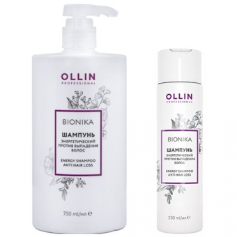 Шампунь против выпадения волос Ollin Professional BioNika Anti Hair Loss Energy Shampoo