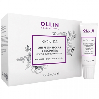 Энергетическая сыворотка против выпадения Ollin Professional BioNika Balance Scalp Energy Serum