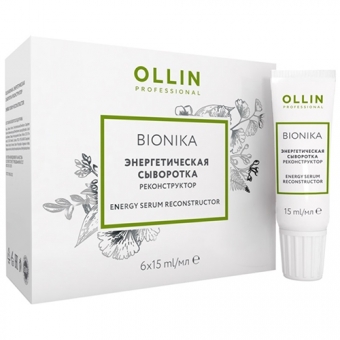 Энергетическая сыворотка Ollin Professional BioNika Energy Serum Reconstructor