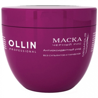 Маска на основе черного риса Ollin Professional Megapolis Black Rice Mask