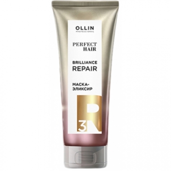 Маска-эликсир Ollin Professional Hair Brilliance Repair 3 Mask-Elixir