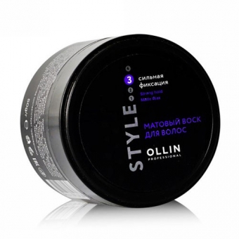 Воск матовый для волос сильной фиксации Ollin Professional Style Strong Hold Matte Wax