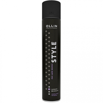 Лак для волос сильной фиксации Ollin Professional Style Strong Hold Hair Spray