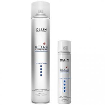 Лак для волос экстрасильной фиксации Ollin Professional Style Extra Strong Hair Spray