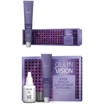 Краска для бровей и ресниц Ollin Professional Vision Color