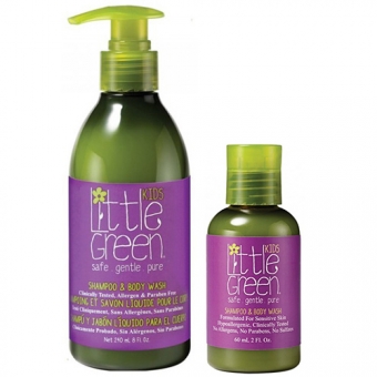 Шампунь и гель для тела Little Green Shampoo And Body Wash