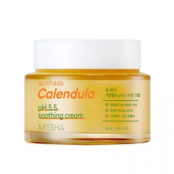 Успокаивающий крем с календулой Missha Su:Nhada Calendula pH Balancing and Soothing Cream