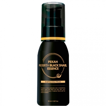 Эссенция для лица с муцином черной улитки Pekah Rebirth Black Snail Essence