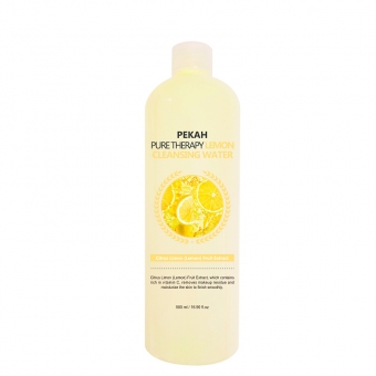 Очищающая вода с экстрактом лимона Pekah Pure Therapy Cleansing Water Lemon