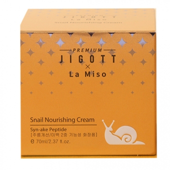 Питательный крем с муцином улитки Jigott and La Miso Snail Nourishing Cream