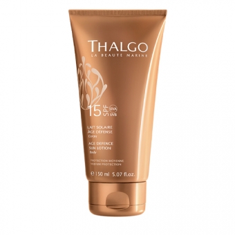 Антивозрастное солнцезащитное молочко для тела Thalgo Age Defense Sun Lotion SPF15