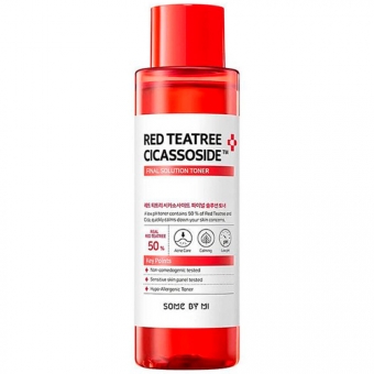 Тонер для лица с экстрактом красного чайного дерева Some by Mi Red Teatree Cicassoside Derma Solution Toner 