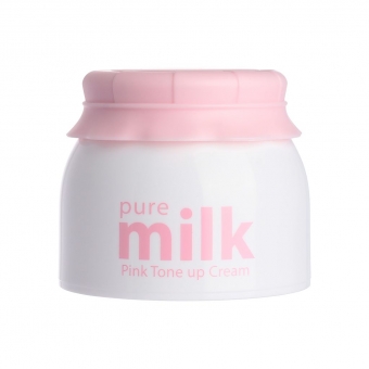 Крем осветляющий The Saem Pure Milk Pink Tone Up Cream