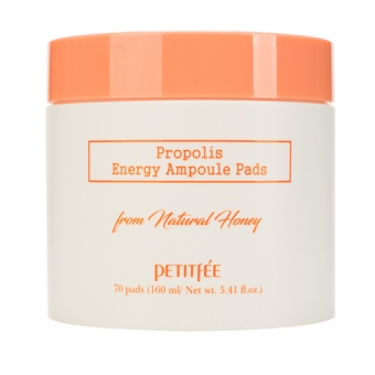 Тонизирующие пады Petitfee Propolis Energy Ampoule Pads