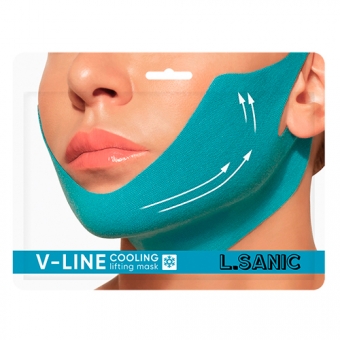 Маска-бандаж L'Sanic V-line Cooling Lifting Face Mask