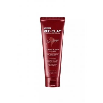 Пенка для очищения пор Missha Amazon Red Clay Pore Pack Foam Cleanser