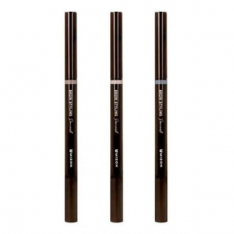 Автокарандаш для бровей с щеточкой MIZON Brow Styling Pencil