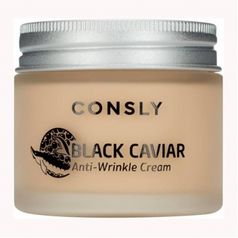 Крем для лица с экстрактом черной икры CONSLY Black Caviar Anti-Wrinkle Cream