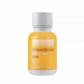 Увлажняющая сыворотка с витаминами FarmStay DERMA CUBE Vita Clinic Serum