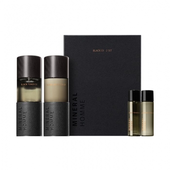 Набор средств для ухода за мужской кожей The Saem Mineral Homme Black EX 2 Set