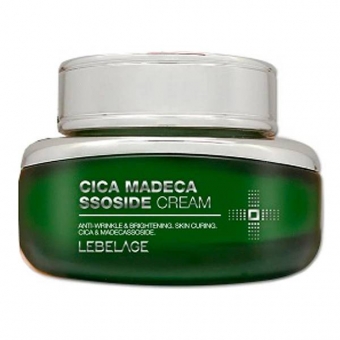 Успокаивающий крем с центеллой азиатской LEBELAGE Cica Madecassoside Cream