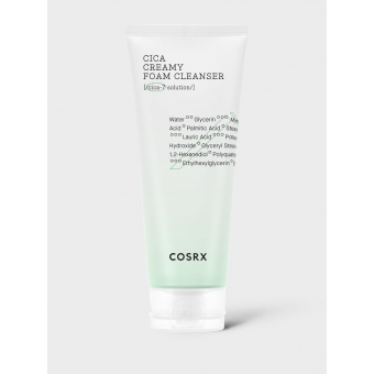 Кремовая пенка для умывания для чувствительной кожи CosRX Pure Fit Cica Creamy Foam Cleanser