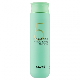 Глубокоочищающий шампунь для жирной кожи головы Masil 5 Probiotics Scalp Scaling Shampoo