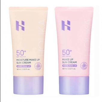 Солнцезащитный крем для лица и база под макияж Holika Holika Make Up Sun Cream Matte Tone Up SPF 50+ PA+++
