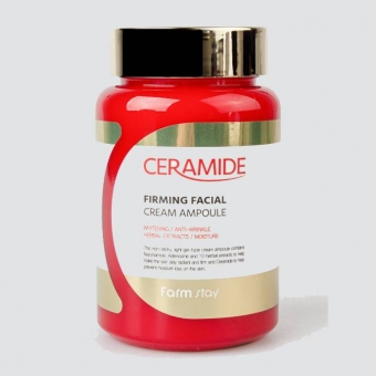 Укрепляющий ампульный крем-гель с керамидами FarmStay Ceramide Firming Facial Cream Ampoule