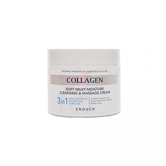 Массажный крем с коллагеном Enough Collagen 3 In 1 Cleansing & Massage Cream