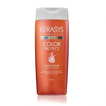 Кондиционер с церамидными и кератиновыми ампулами Защита цвета KeraSys Advanced Color Protect Conditioner