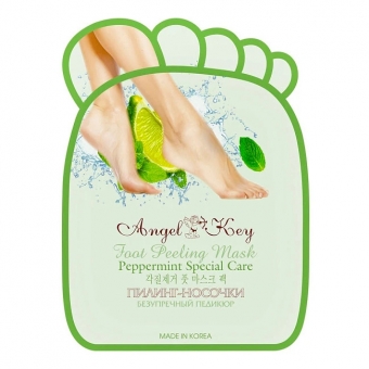 Пилинг-носочки с экстрактом мяты Angel Key Fruit Peeling Mask