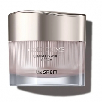 Отбеливающий крем для лица The Saem Gold Prime Luminous White Cream