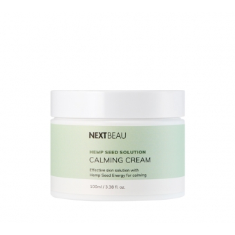 Успокаивающий крем с маслом семян конопли Nextbeau Hemp Seed Solution Calming Cream