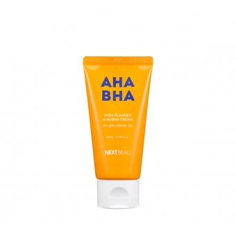 Крем с AHA/BHA кислотами для проблемной кожи Nextbeau Wish Planner AHA/BHA Cream