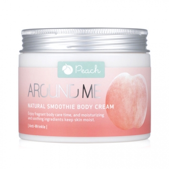 Крем-смузи для тела с экстрактом персика Welcos Around me Natural Body Smoothie Cream