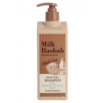 Шампунь для волос с ароматом груши и фрезии Milk Baobab High Cera Shampoo Pear & Freesia