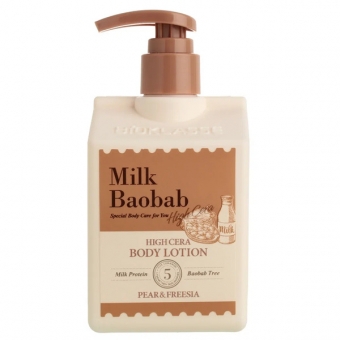 Увлажняющий лосьон для тела с ароматом груши и фрезии Milk Baobab High Cera Body Lotion Pear & Freesia