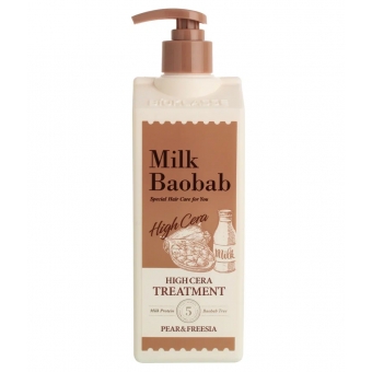 Бальзам для волос с ароматом груши и фрезии Milk Baobab High Cera Treatment Pear & Freesia