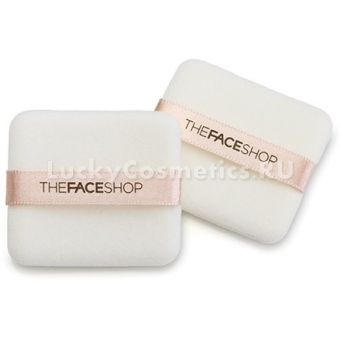 Спонж для пудры The Face Shop Daily Beauty Tools Square Flocked Puff